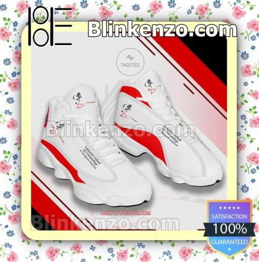 Lancaster School of Cosmetology & Therapeutic Bodywork Logo Nike Running Sneakers