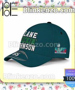 Lane Fuckin Johnson 65 Philadelphia Eagles Super Bowl LVII Adjustable Hat b