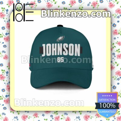 Lane Johnson Number 65 Super Bowl LVII Philadelphia Eagles Adjustable Hat