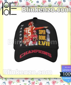 Mahomes Kansas City Chiefs Super Bowl LVII Champions Adjustable Hat