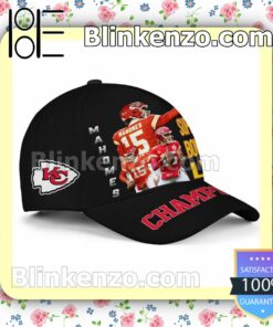 Mahomes Kansas City Chiefs Super Bowl LVII Champions Adjustable Hat b