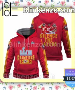 Mahomes Kelce Pacheco Silence The Haters Kansas City Chiefs Pullover Hoodie Jacket