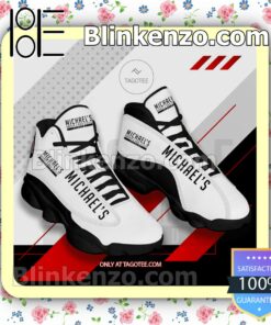 Michael's Barber & Hair Stylist Academy Logo Nike Running Sneakers a