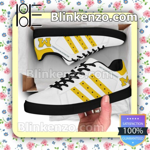 Michigan Wolverines Hockey Mens Shoes a