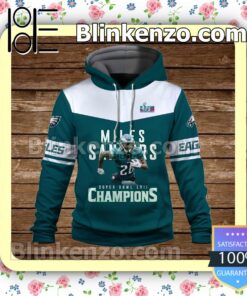 Miles Sanders Gamedays Are For The Birds Philadelphia Eagles Pullover Hoodie Jacket a