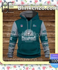 Miles Sanders If This Flag Offends You It Is Because Your Team Bad Philadelphia Eagles Pullover Hoodie Jacket a