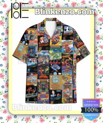 Nes Game Of All Time Men Casual Shirt