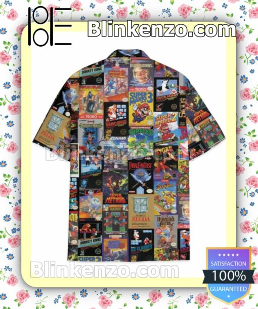 Nes Game Of All Time Men Casual Shirt a