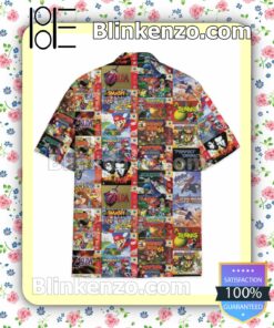 Buy In US Nintendo 64 Game Collage Men Casual Shirt