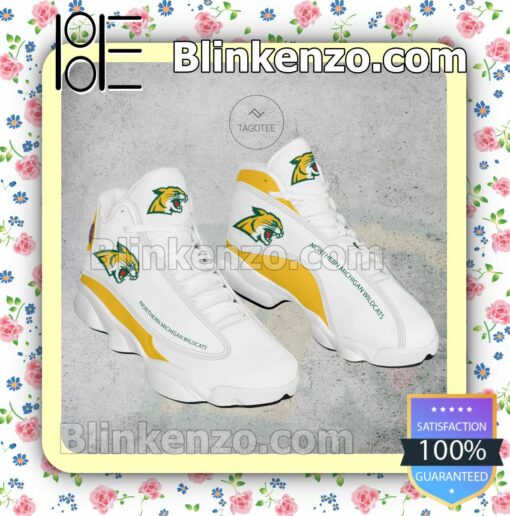 Northern Michigan Wildcats Hockey Nike Running Sneakers