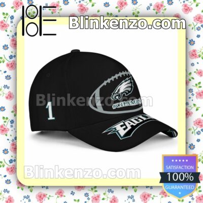 Number 1 Philadelphia Eagles Super Bowl LVII Champs Adjustable Hat