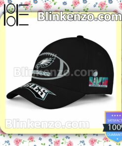 Number 1 Philadelphia Eagles Super Bowl LVII Champs Adjustable Hat b