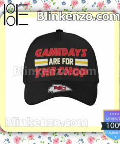 Number 10 Gamedays Are For The Chop Kansas City Chiefs Super Bowl LVII Adjustable Hat a