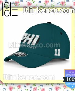 Number 11 Philadelphia Eagles Super Bowl LVII Adjustable Hat