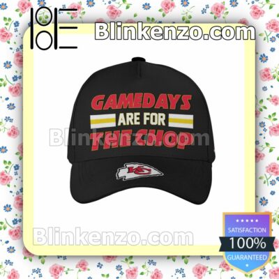 Number 24 Gamedays Are For The Chop Kansas City Chiefs Super Bowl LVII Adjustable Hat a