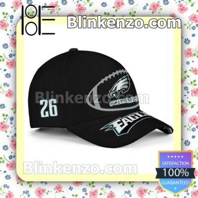 Number 26 Philadelphia Eagles Super Bowl LVII Champs Adjustable Hat