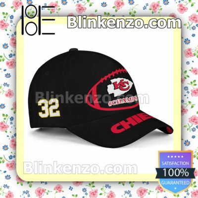 Number 32 Kansas City Chiefs Champs Super Bowl LVII Adjustable Hat