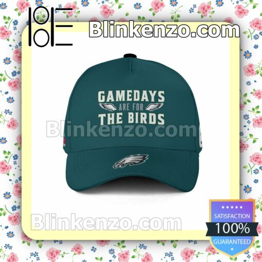 Number 65 Gamedays Are For The Birds Philadelphia Eagles Super Bowl LVII Adjustable Hat b