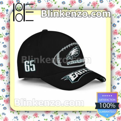 Number 65 Philadelphia Eagles Super Bowl LVII Champs Adjustable Hat