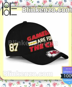 Number 87 Gamedays Are For The Chop Kansas City Chiefs Super Bowl LVII Adjustable Hat
