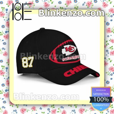 Number 87 Kansas City Chiefs Champs Super Bowl LVII Adjustable Hat