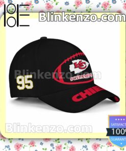 Number 95 Kansas City Chiefs Champs Super Bowl LVII Adjustable Hat