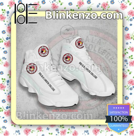 Oglala Lakota College Logo Nike Running Sneakers