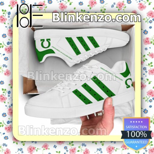 Omega Institute of Cosmetology Logo Mens Shoes