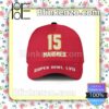 Patrick Mahomes 15 Kansas City Chiefs 2023 Super Bowl LVII Adjustable Hat