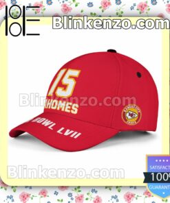 Patrick Mahomes 15 Kansas City Chiefs 2023 Super Bowl LVII Adjustable Hat b