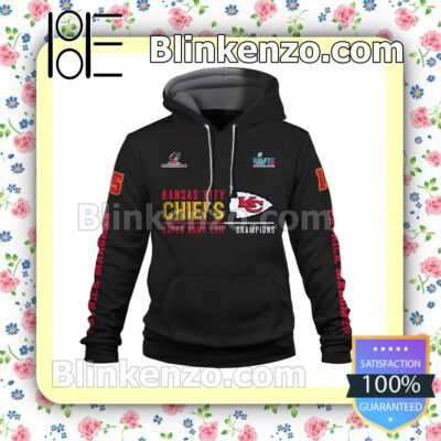 Patrick Mahomes Run It Back Defend The Kingdom Kansas City Chiefs Pullover Hoodie Jacket a