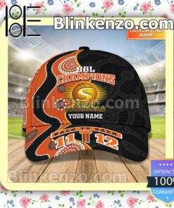 Personalized Bbl Champions Perth Scorchers Back To Back Sport Hat