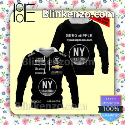 Personalized Car Racing Ny Racing Team Pullover Hoodie Jacket