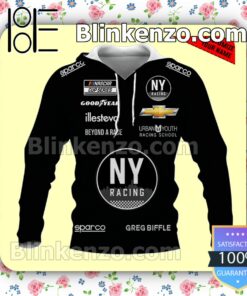 Personalized Car Racing Ny Racing Team Pullover Hoodie Jacket a