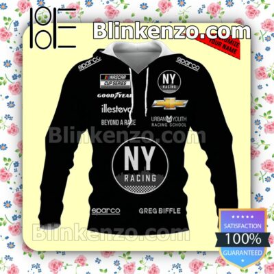 Personalized Car Racing Ny Racing Team Pullover Hoodie Jacket a
