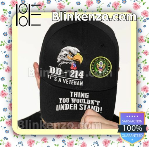 Best Shop Personalized Dd-214 It's A Veteran Thing You Wouldn't Understand Sport Hat