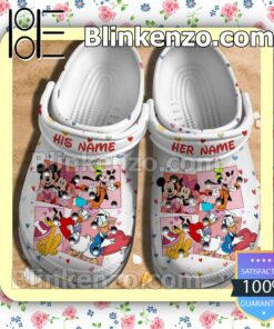 Personalized Disney Cartoon Mickey Minnie Donald Goofy Fan Crocs