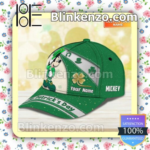 Personalized Disney Mickey Mouse St. Patrick's Day Sport Hat a