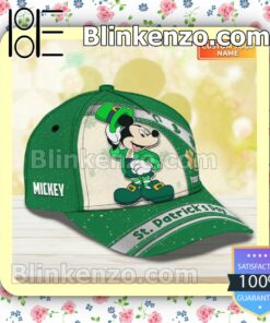 Personalized Disney Mickey Mouse St. Patrick's Day Sport Hat b