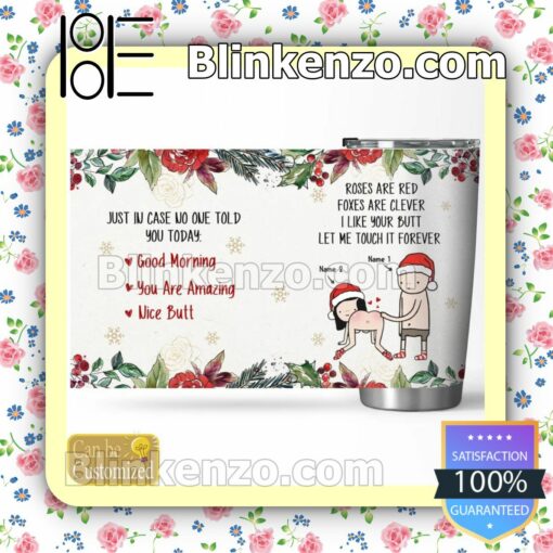 Esty Personalized Just In Case No One Told You Today Good Morning You Are Amazing Nice Butt Mug Cup