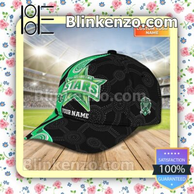 Personalized Melbourne Stars Cricket Team Sport Hat a