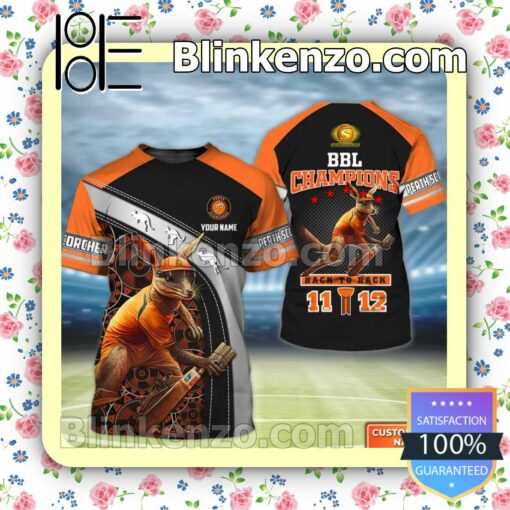 Personalized Perth Scorchers Cricket Team Mascot Bbl Champions Jacket Polo Shirt