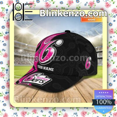 Personalized Sydney Sixers Cricket Team Sport Hat a