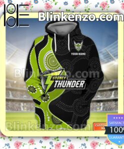 Personalized Sydney Thunder Cricket Team Jacket Polo Shirt a