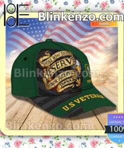Buy In US Personalized Us Veteran Veteran Those Who Serve Deserve Honor Respect Thanks Sport Hat