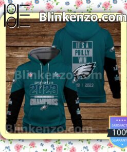 Philadelphia Eagles It Is A Philly Win Pullover Hoodie Jacket