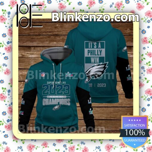 Philadelphia Eagles It Is A Philly Win Pullover Hoodie Jacket