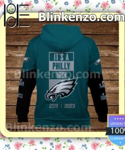 Philadelphia Eagles It Is A Philly Win Pullover Hoodie Jacket b