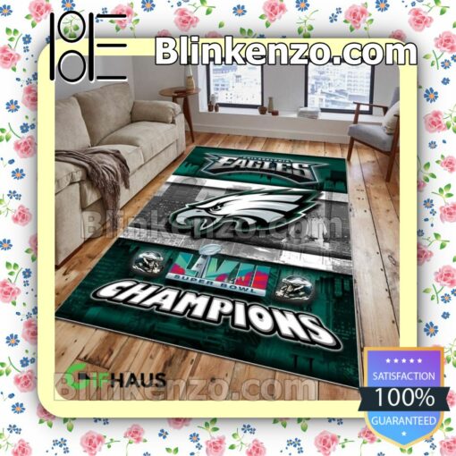 Philadelphia Eagles Lvii Super Bowl Champions Rug Mats a