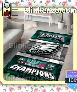 Philadelphia Eagles Lvii Super Bowl Champions Rug Mats b